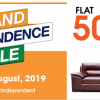 GRAND INDEPENDANCE SALE - FLAT 50% off On Living Room Furniture